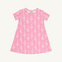 Polly Play Dress - Bell Court Bows (Hamptons Hot Pink)