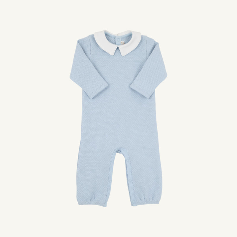 Potter Playsuit - Buckhead Blue with Worth Avenue White