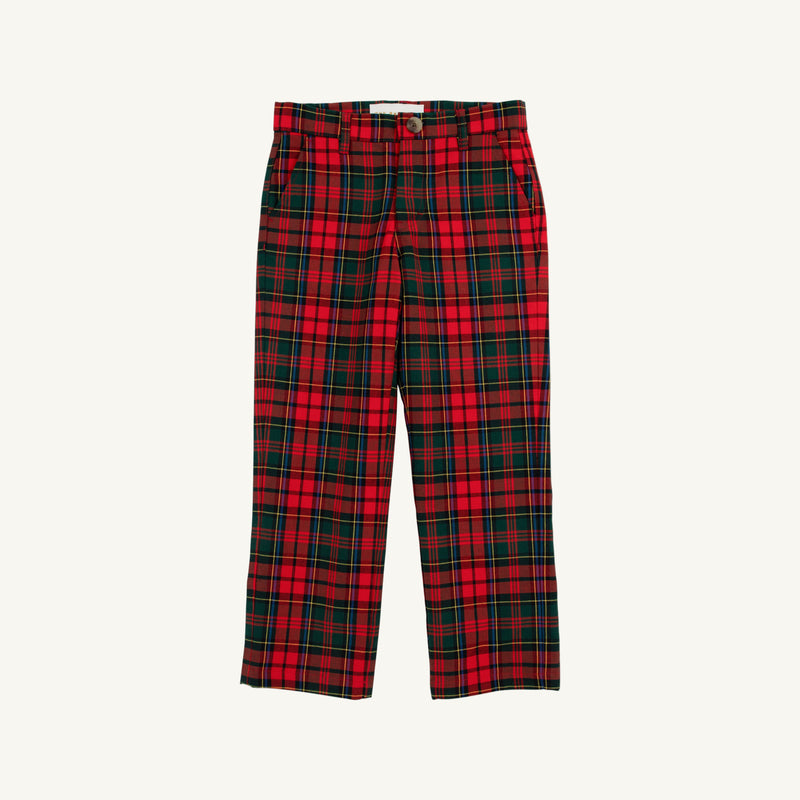 Prep School Pants (Twill) - Paces Mill Plaid with Nantucket Navy Stork