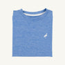 Prepletic™ Carter Crewneck - Sunrise Blvd. Blue with Worth Avenue White Stork