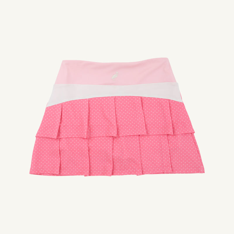 Prepletic™ Cindy Skort - Romany Rose Microdot with Sandpearl Pink