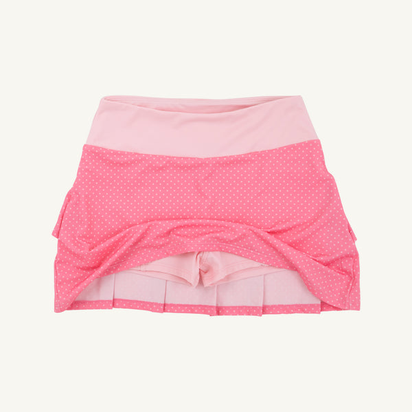 Prepletic™ Cindy Skort - Romany Rose Microdot with Sandpearl Pink