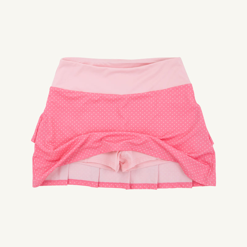 Prepletic™ Cindy Skort - Romany Rose Microdot with Sandpearl Pink