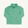 Prepletic™ Hayword Half Zip - Gibson Island Green Stripe