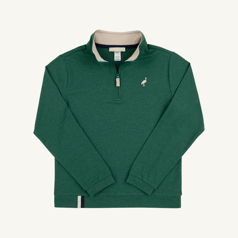 Prepletic™ Hayword Half-Zip - Grier Green with Keeneland Khaki and Nantucket Navy