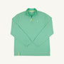 Prepletic™ Men's Hayword Half Zip - Gibson Island Green Stripe