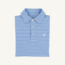 Prepletic™ Prim & Proper Polo - Sunrise Blvd. Stripe with Worth Avenue White Stork