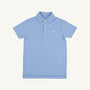 Prepletic™ Prim & Proper Polo - Sunrise Blvd. Stripe with Worth Avenue White Stork
