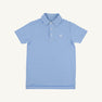 Prepletic™ Prim & Proper Polo - Sunrise Blvd. Stripe with Worth Avenue White Stork