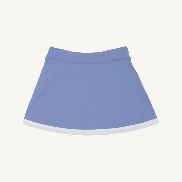 Prepletic™ Samantha Skort - Park City Periwinkle with Worth Avenue White Trim & Stork