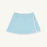 Prepletic™ Samantha Skort - Belhaven Blue Micro Dot with Worth Avenue White
