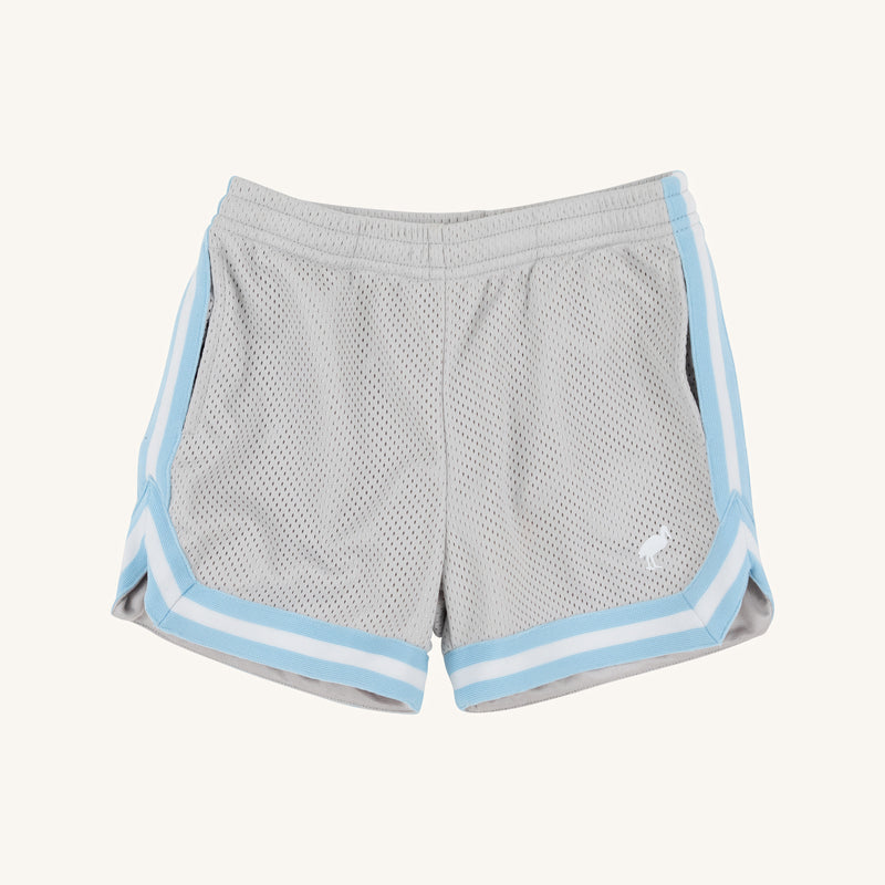 Prepletic™ Sheppy Shorts - Grantley Gray with Beale Street Blue & Worth Avenue White