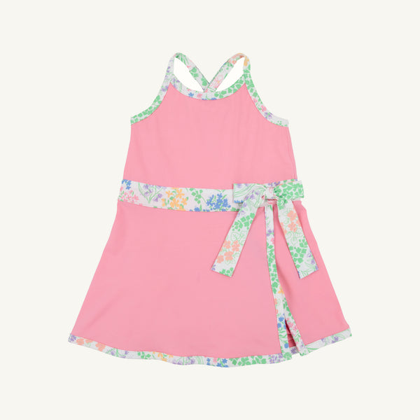 Prepletic™ Teggy Tennis Dress - Hamptons Hot Pink with Gaston Street Garden