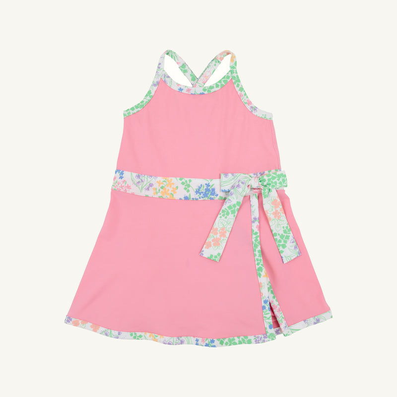 Prepletic™ Teggy Tennis Dress - Hamptons Hot Pink with Gaston Street Garden