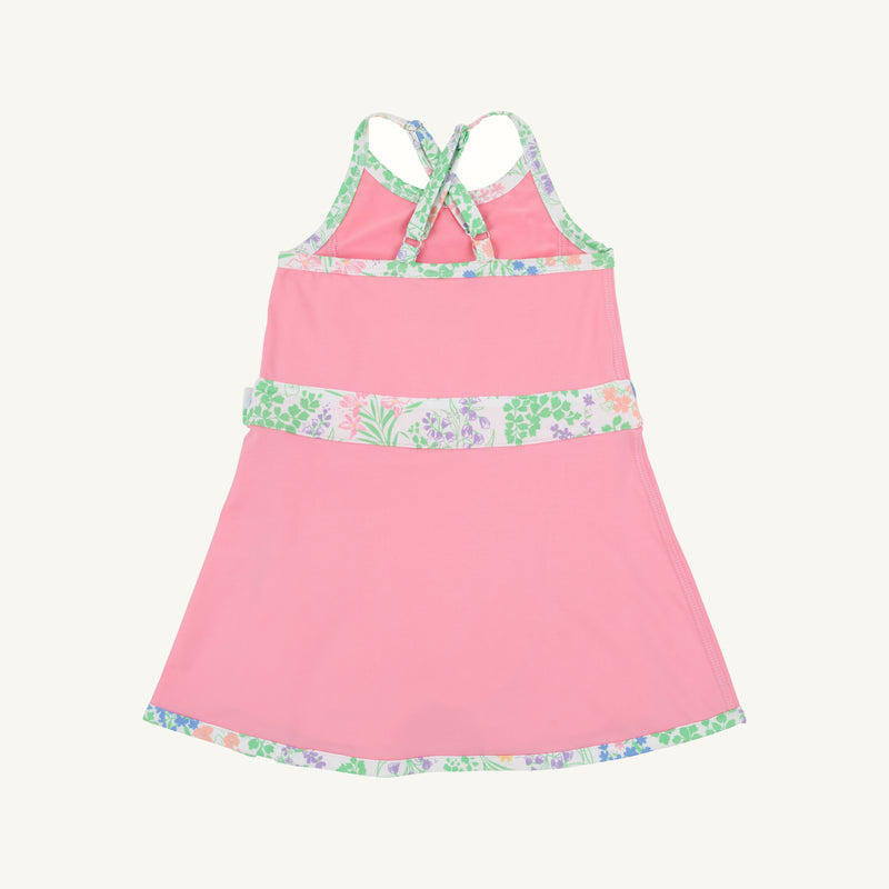 Prepletic™ Teggy Tennis Dress - Hamptons Hot Pink with Gaston Street Garden