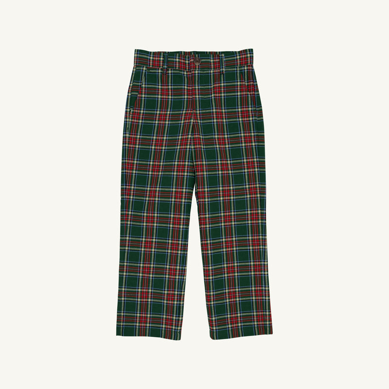 Prep School Pants - Pinehill Plaid with Chelsea Chocolate Stork