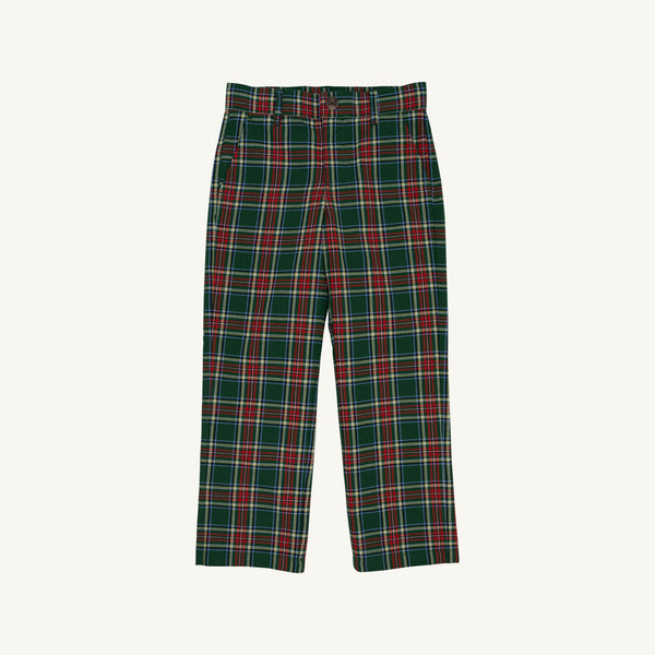 Prep School Pants - Pinehill Plaid with Chelsea Chocolate Stork