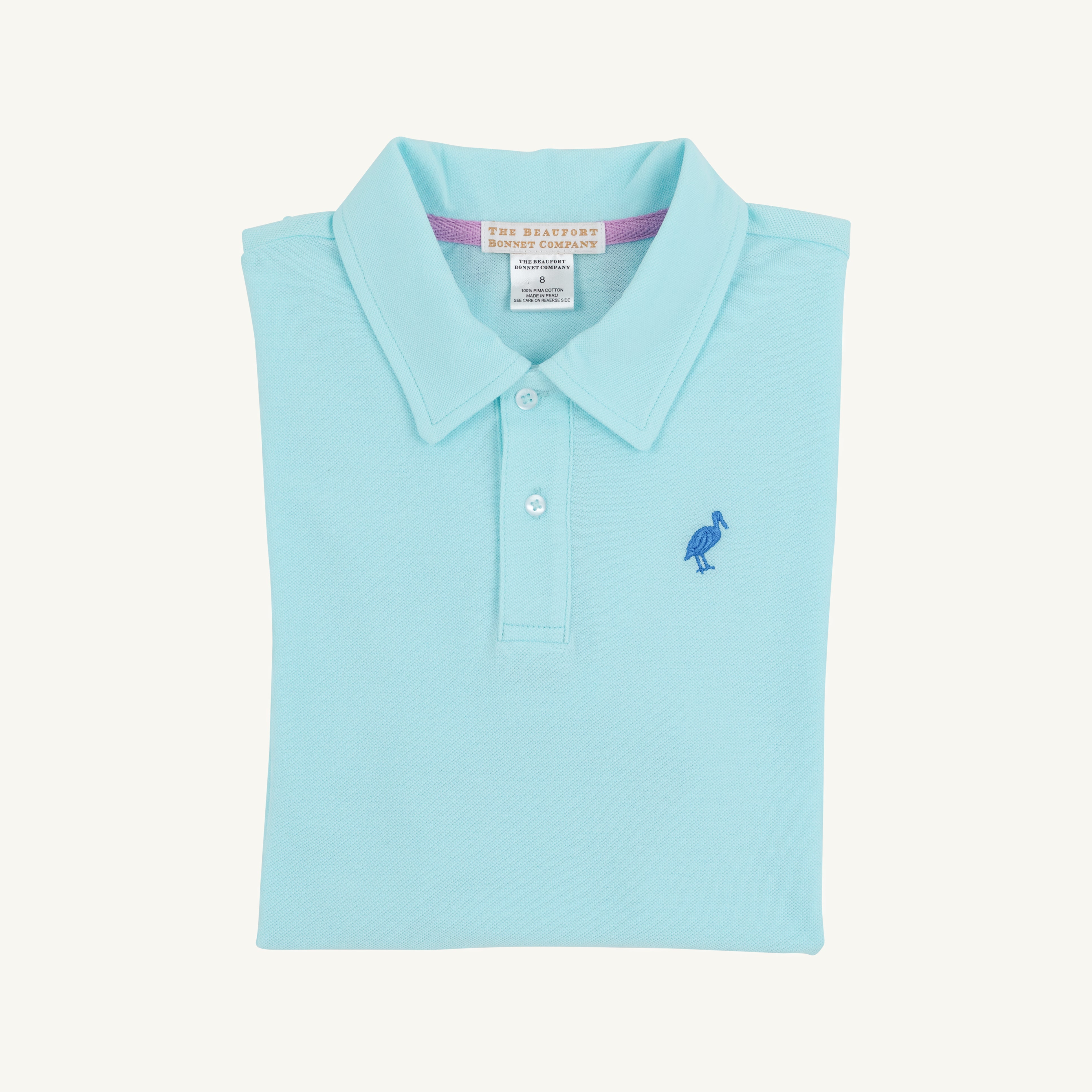 Prim and Proper Beach Polo and Onesie - Edisto Egg Blue