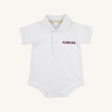 Florida Prim & Proper Polo - Worth Avenue White