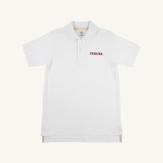 Florida Prim & Proper Polo - Worth Avenue White