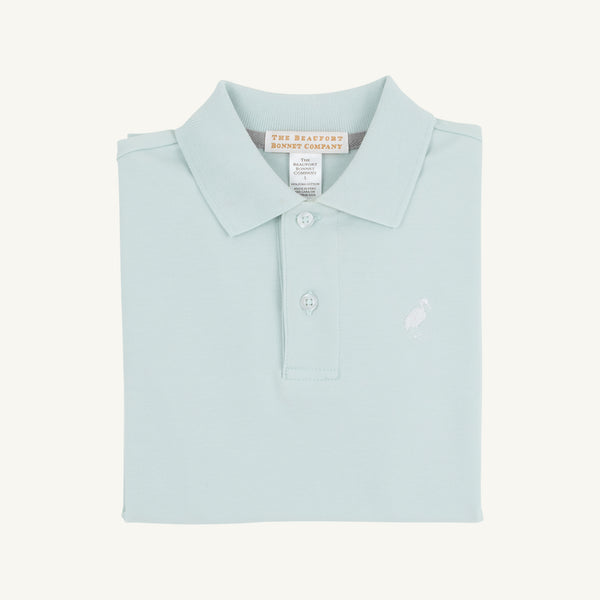 Prim & Proper Polo & Onesie - Old Greenwich Green with Worth Avenue White Stork