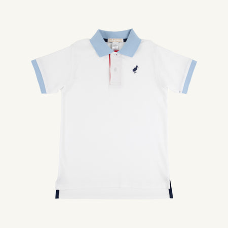 Prim and Proper Polo - Worth Avenue White