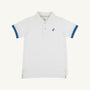 Prim & Proper Polo & Onesie - Worth Avenue White with Wood Boat Blue