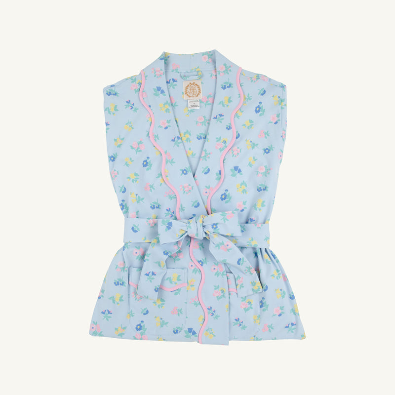 Ready or Not Robe - Little London Flowers with Pier Party Pink