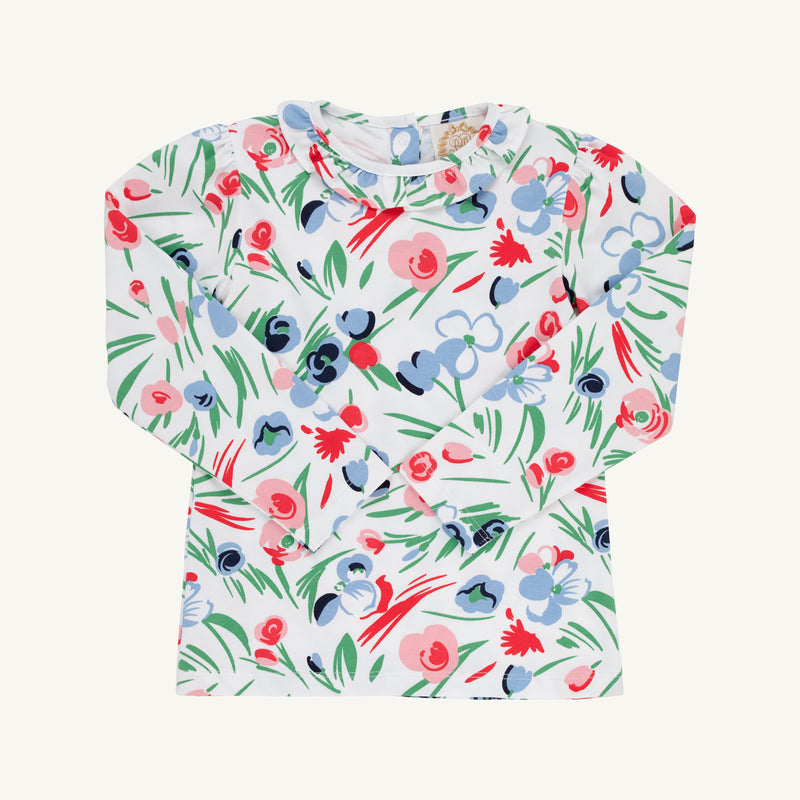 Reece Ruffle Top - Fair Street Floral