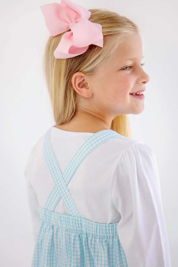 Macy Drew Dress - Belhaven Blue Windowpane