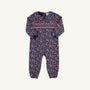 Rigsby Romper - Fairfax Farm Floral with Hamptons Hot Pink