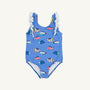 Ruehling Ruffle Bathing Suit - Here Fishy Fishy
