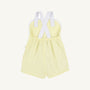 Ruthie Romper - York Yellow & Worth Avenue White Dallas Dot