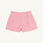 Sally Mae Shorts - Parrot Cay Coral Check