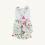 Sally Sunsuit - Berry Sweet with Worth Avenue White
