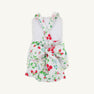 Sally Sunsuit - Berry Sweet with Worth Avenue White