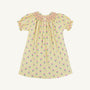 Sandy Smocked Dress - Fairway Floral with Winter Park Pink