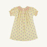 Sandy Smocked Dress - Fairway Floral with Winter Park Pink