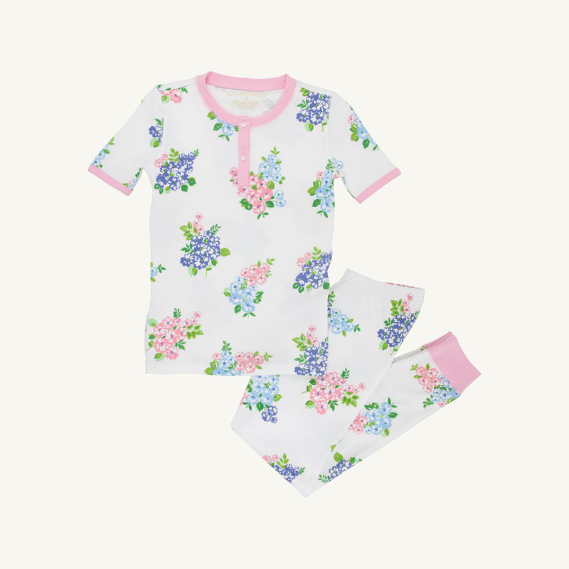 Sara Jane's Short Sleeve Set - Just Because Bouquets with Pier Party Pink
