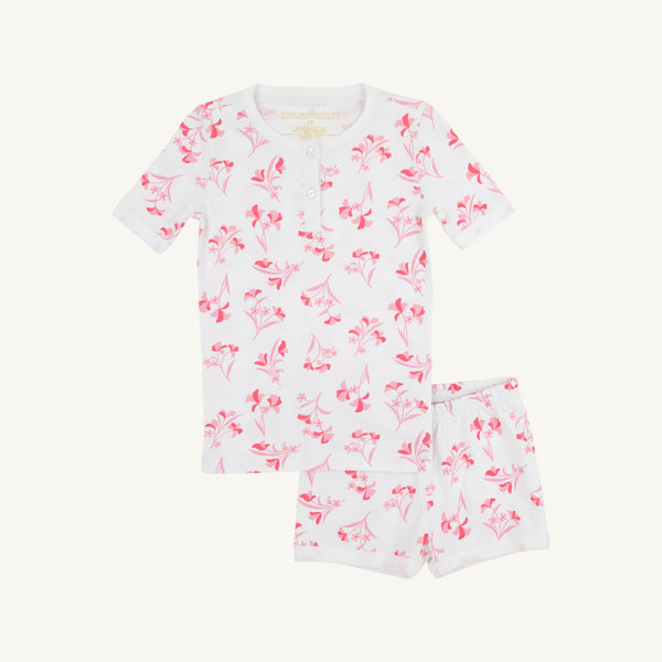 Sara Jane's Short Set - Fontaine Floral & Worth Avenue White