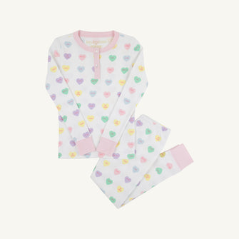 Embroidery result for: Sara Jane's Sweet Dream Set - We Heart You (Palm Beach Pink) with Palm Beach Pink