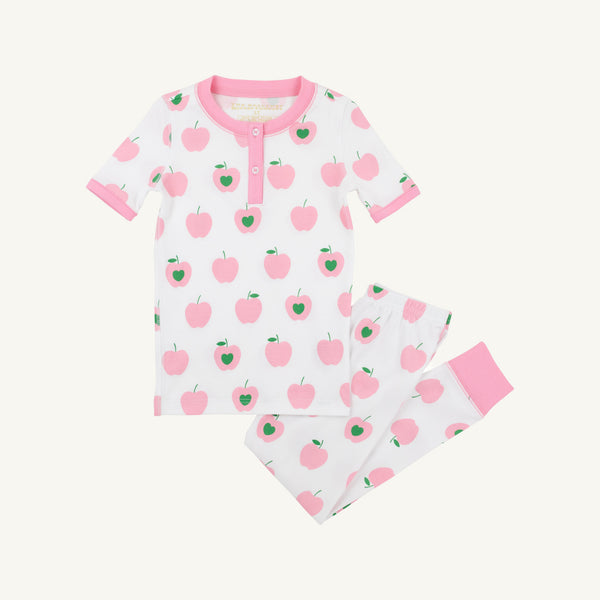 Sara Jane's Short Sleeve Set - Applecrest Orchard (Hamptons Hot Pink)