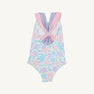 Seabrook Bathing Suit - Glastonbury Blooms with Palm Beach Pink & Lauderdale Lavender