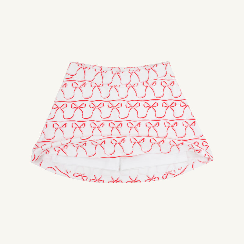Searcy Skort - Birdie's Bows with Worth Avenue White