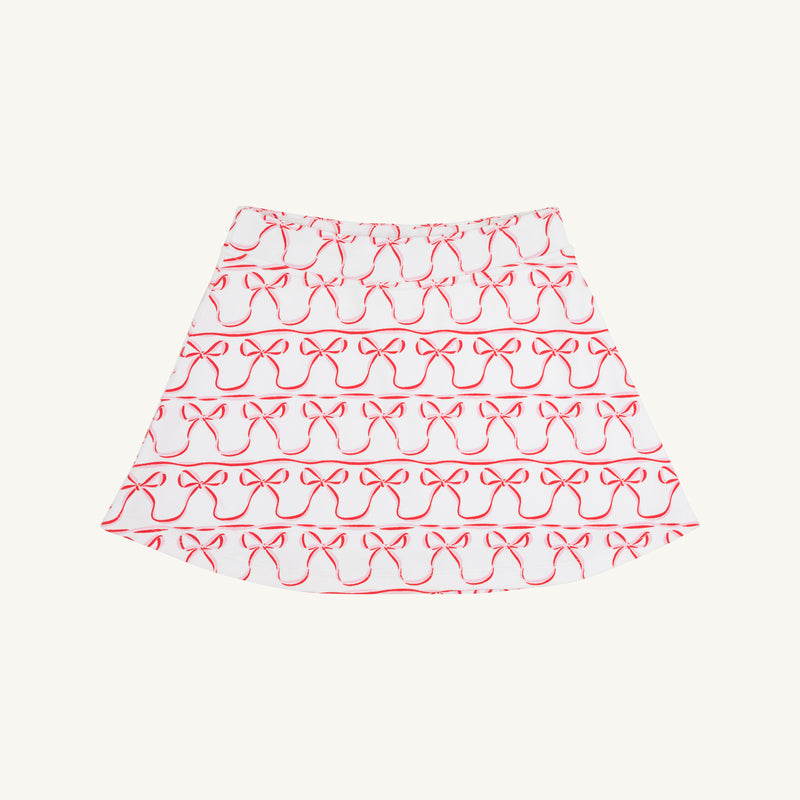 Searcy Skort - Birdie's Bows with Worth Avenue White