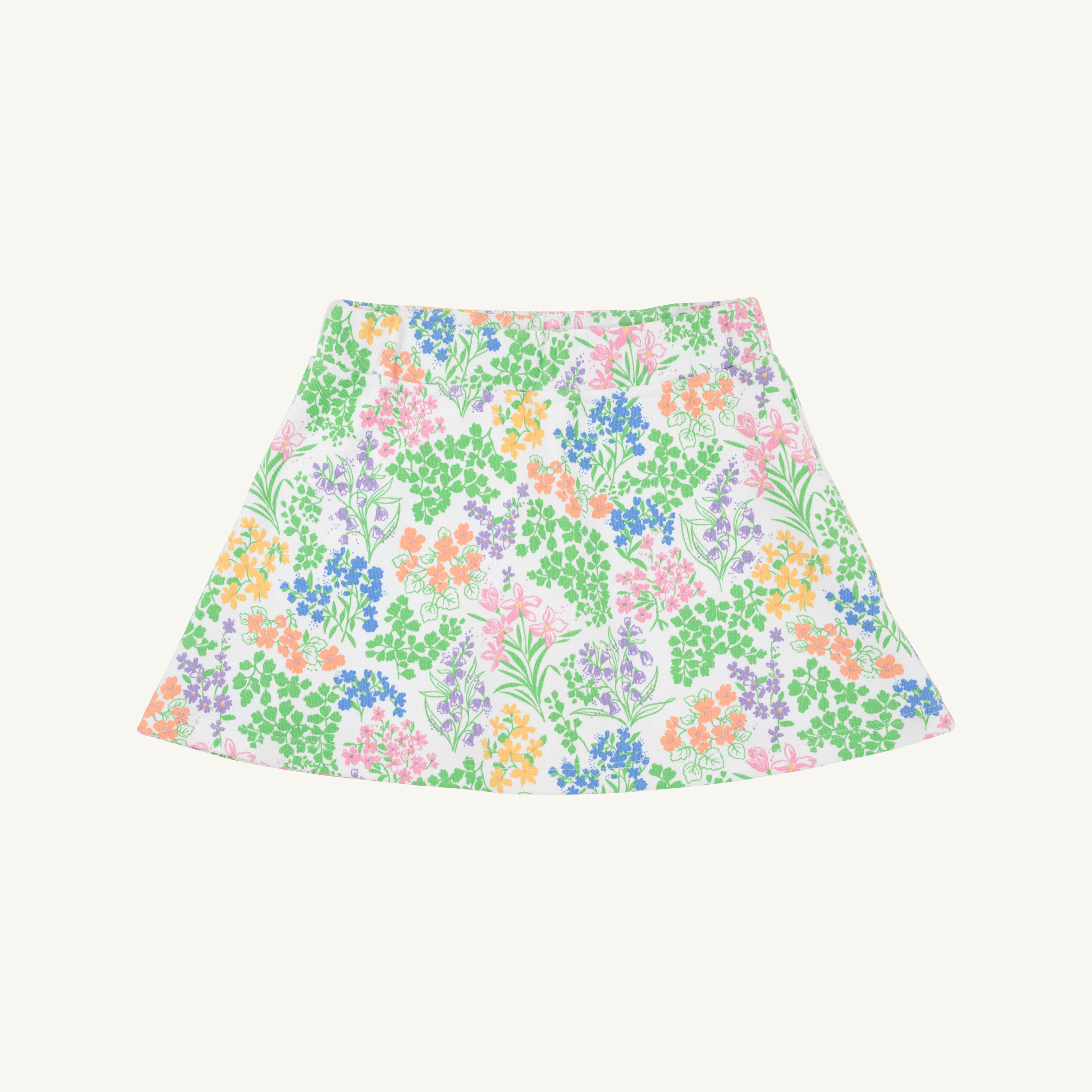 Searcy Skort - Gaston Street Garden with Worth Avenue White