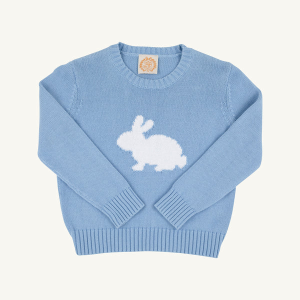 Seaton Intarsia Sweater - Sarasota Sky with Bunny