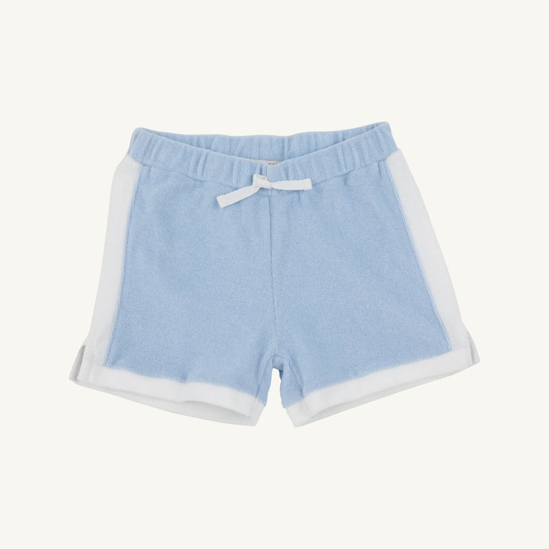 Shaefer Shorts (Terrycloth) - Beale Street Blue with Worth Avenue White