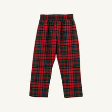 Sheffield Pants - Paces Mill Plaid with Nantucket Navy Stork