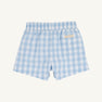 Sheffield Shorts - Barrington Blue Check with Worth Avenue White Stork